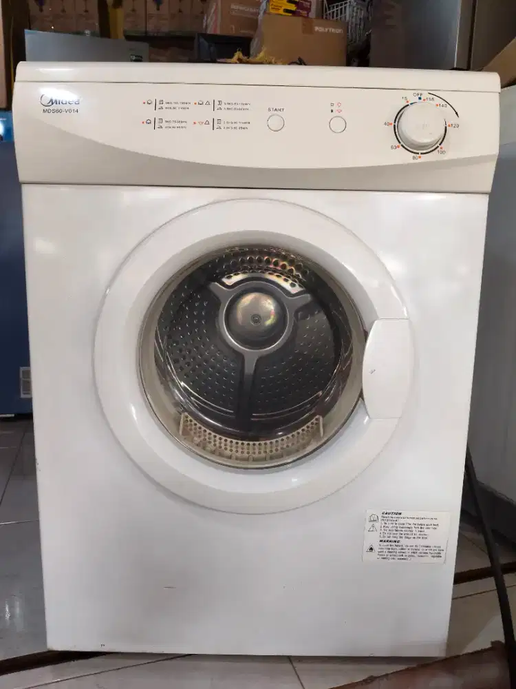 Dryer Midea MDS60 -V014(gas) normal orisinil siap cod