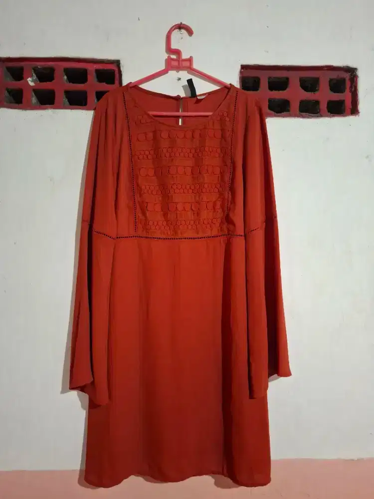 Blus warna Teracotta