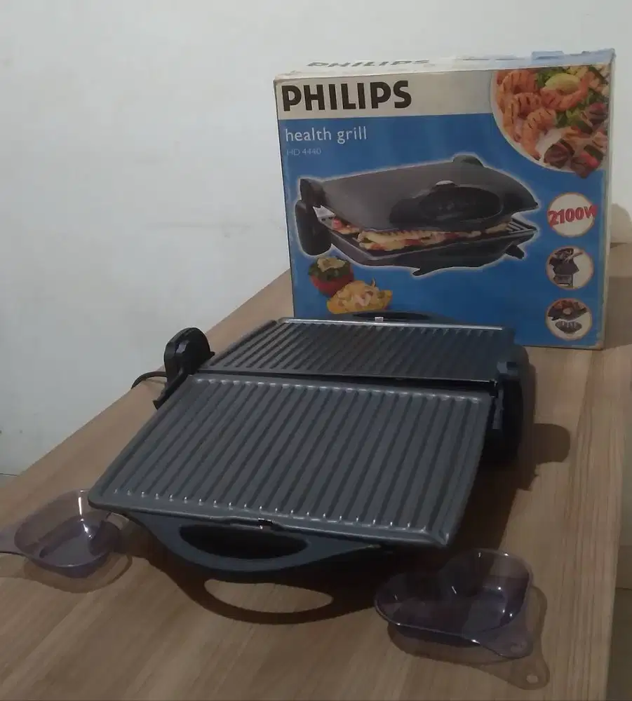Philips HD4440 Double Grill 2nd – Plate Dobel, Lengkap Box