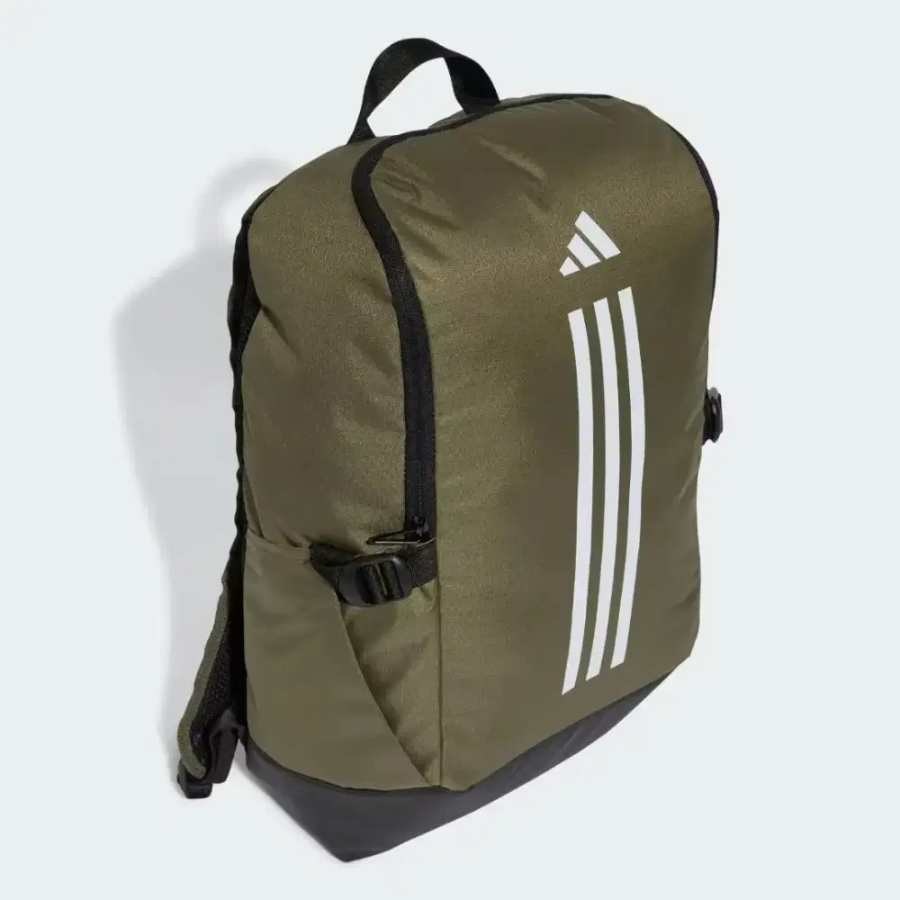 Tas Original Adidas, Essentials 3-Stripes Backpack Unisex Green IZ1909