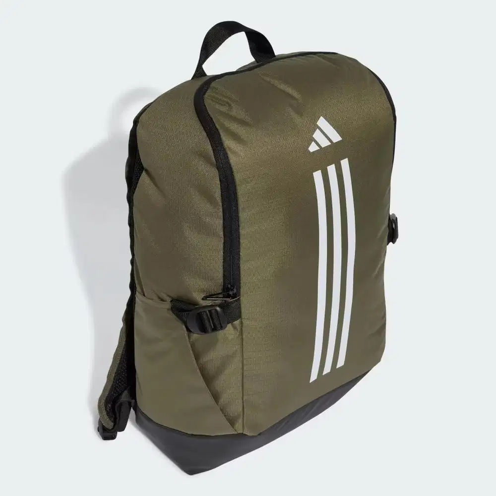 Tas Original Adidas, Essentials 3-Stripes Backpack Unisex Green IZ1909