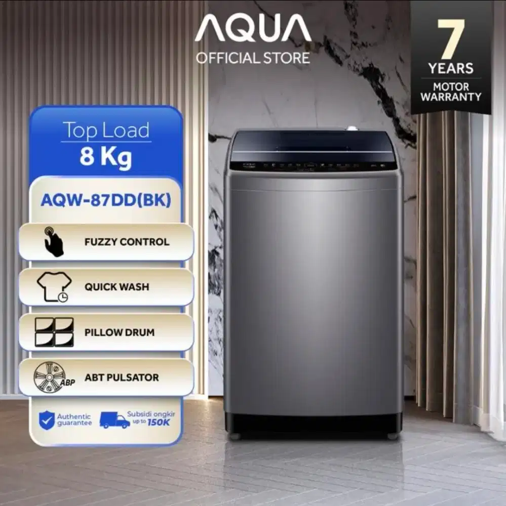 JUAL MESIN CUCI AQUA