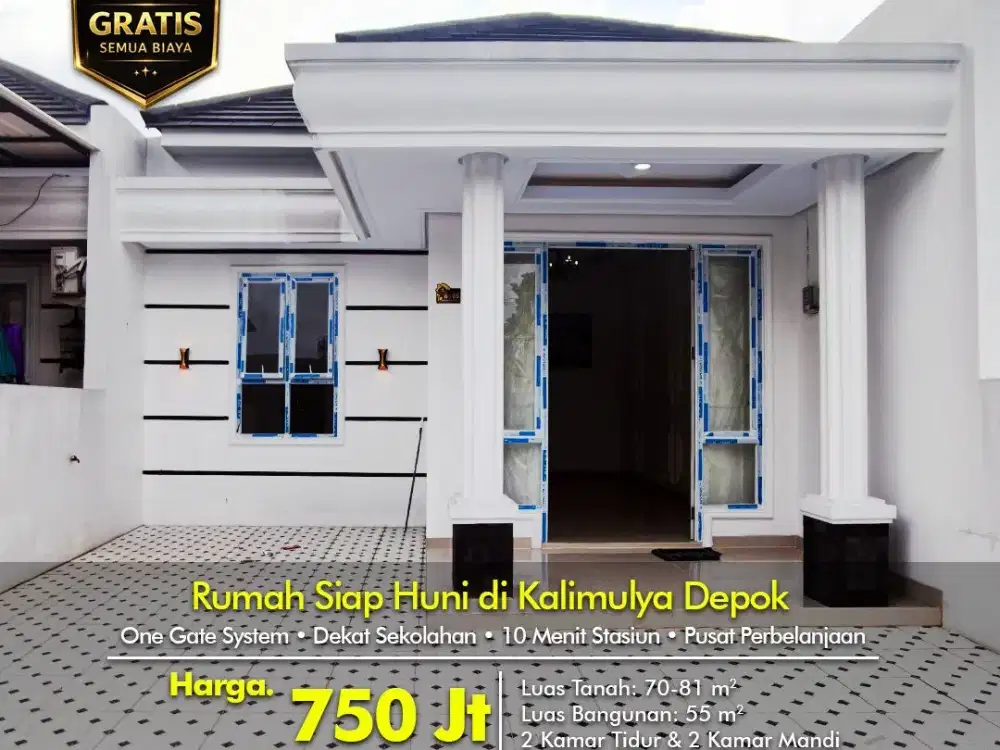 Queensa Residence Nyaman Minimalis Strategis, Dekat Sekolah & Transportasi