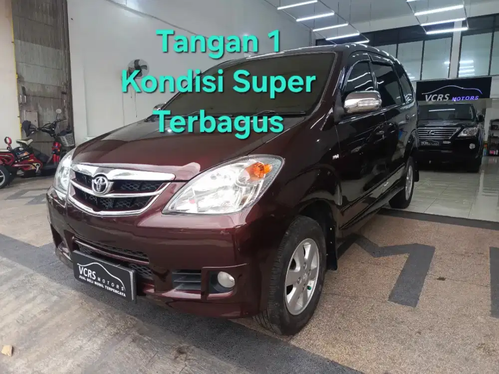 Toyota avanza g mt 2009 KM125rb merah marun 1.3 manual L avansa