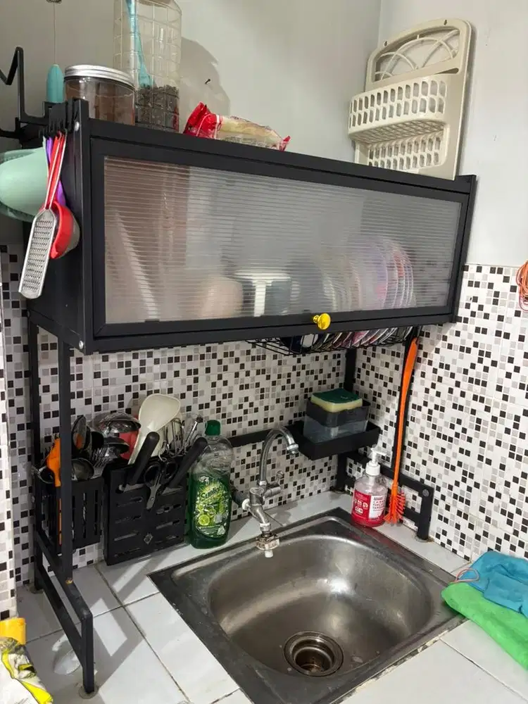 JUAL RAK PIRING WASTAFEL - LEMARI PIRING