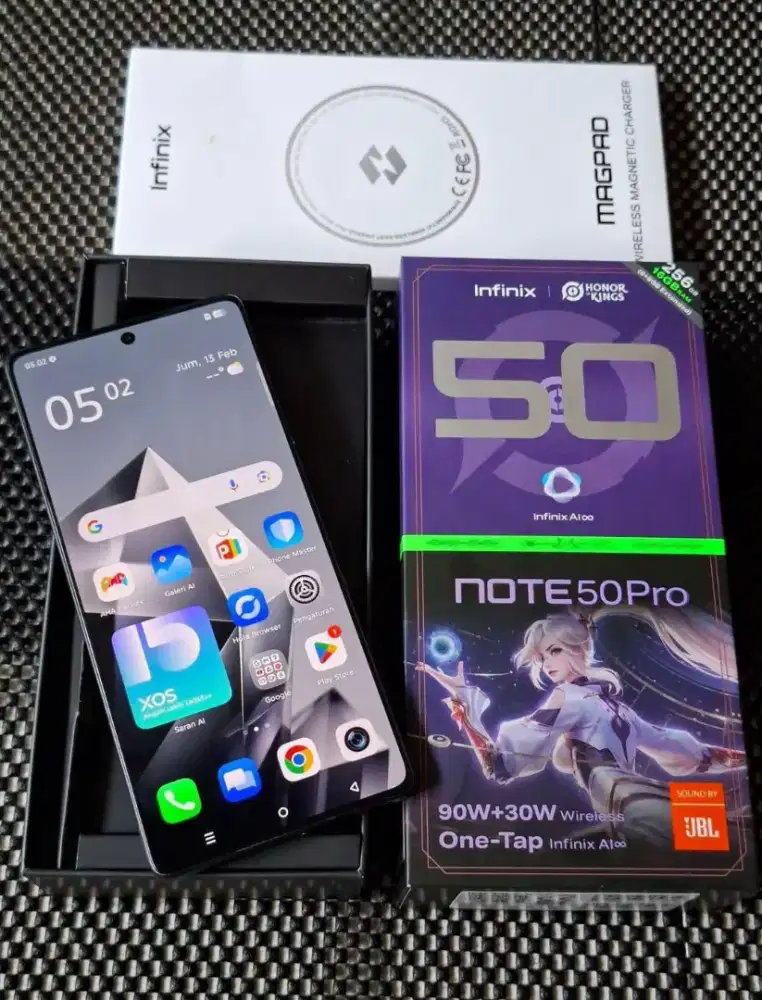 Infinix note 50 pro 8+8/256 pemakaian 2 bulan