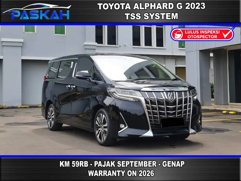 Tdp110 Bunga=4% TAX=SEPTEMBER GENAP Alphard G ATPM 2023 ALPHARD G 2023