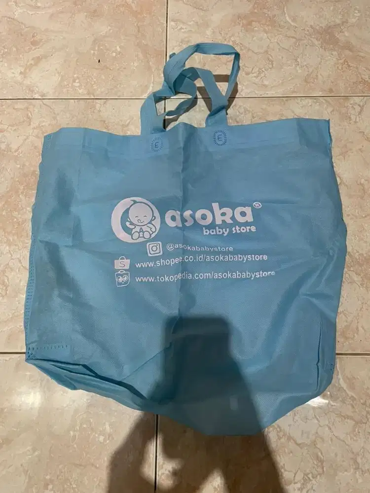 Totebag biru asoka