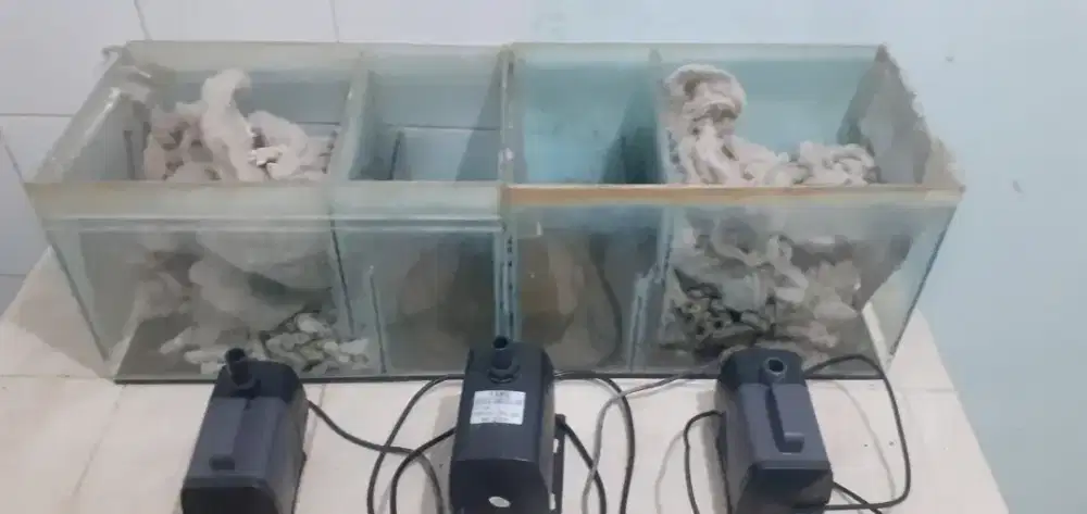 Jual mesin airator+Filter aquarium