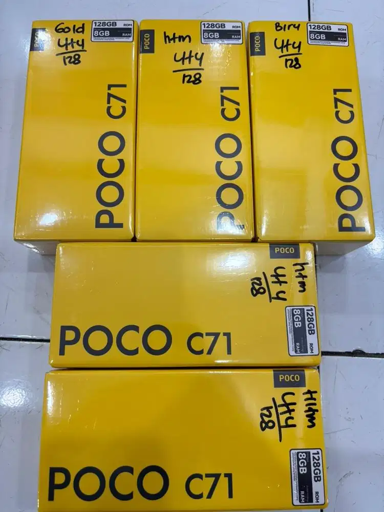POCO C71 4+4/128 BARU SEGEL GARANSI RESMI