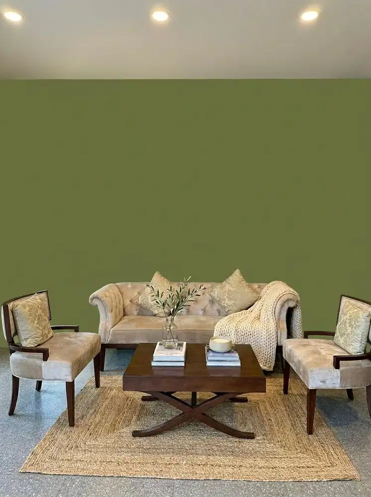 Sofa Rosewood beige 1 set + meja