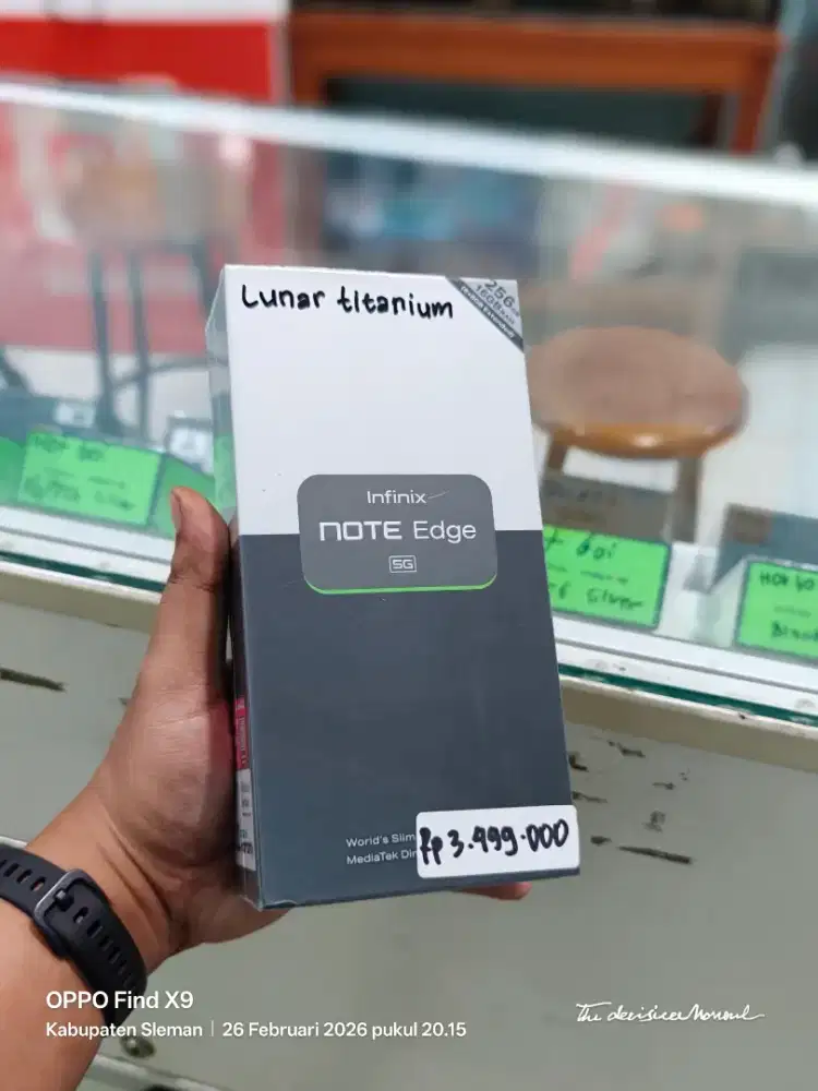 INFINIX NOTE EDGE 5G 8/256 NEW SEGEL PROMO TERMURAH GARANSI RESMI