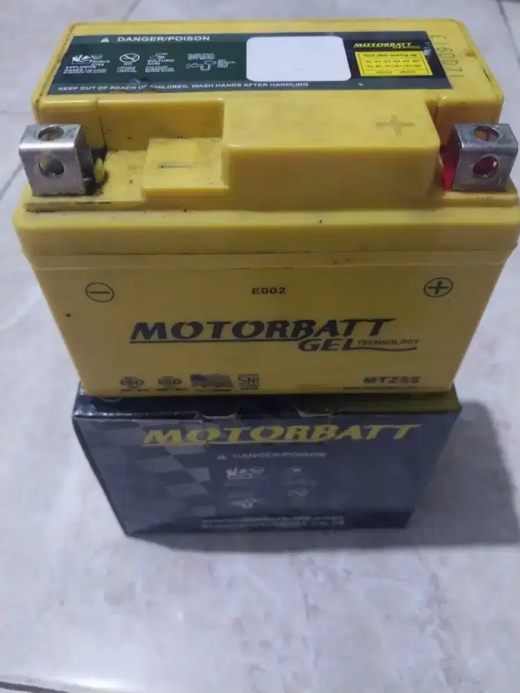 Aki kering MTZ5S motor mio j, mio GT, soul, fino, xeon, jupiter, byson