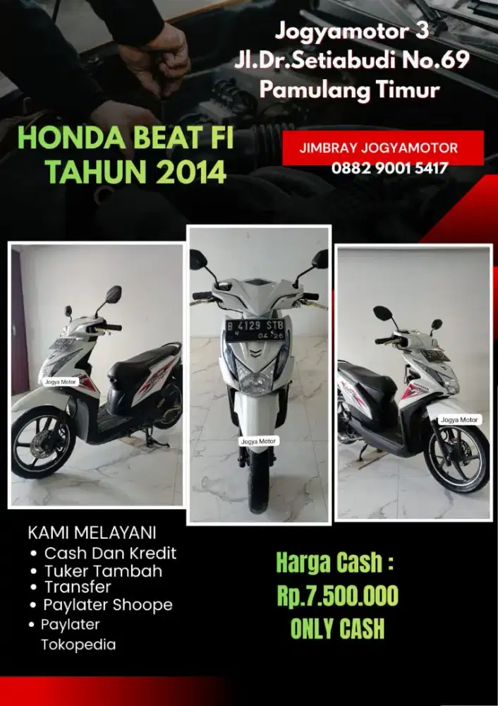 A_Honda Beat cw fi Tahun 2014