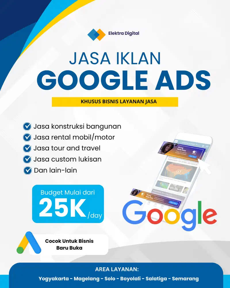 Jasa Iklan Google ADS Khusus Bisnis Layanan Jasa