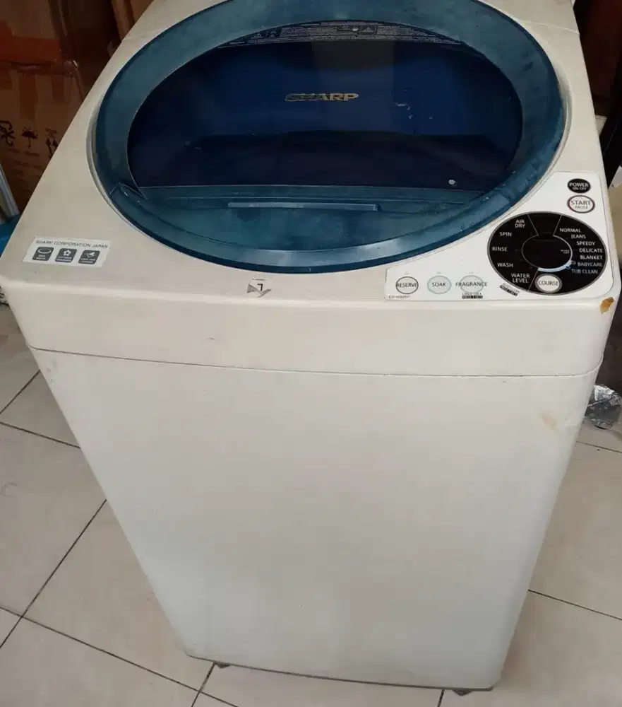 Mesin Cuci Sharp sesuai foto keterangan mesin cucinya