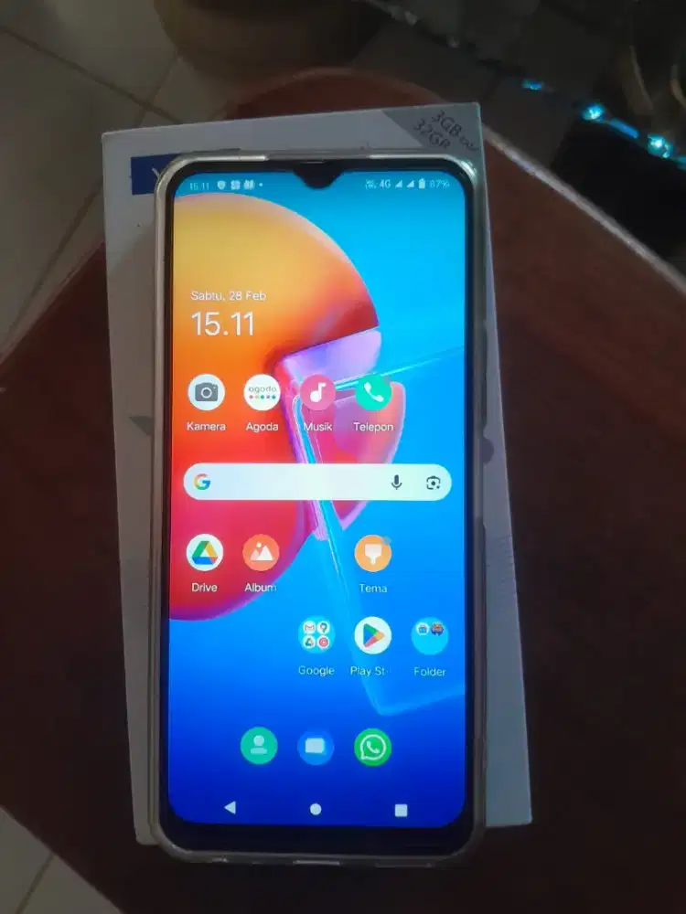 Vivo Y12S ram 3 GB/32 GB hitam