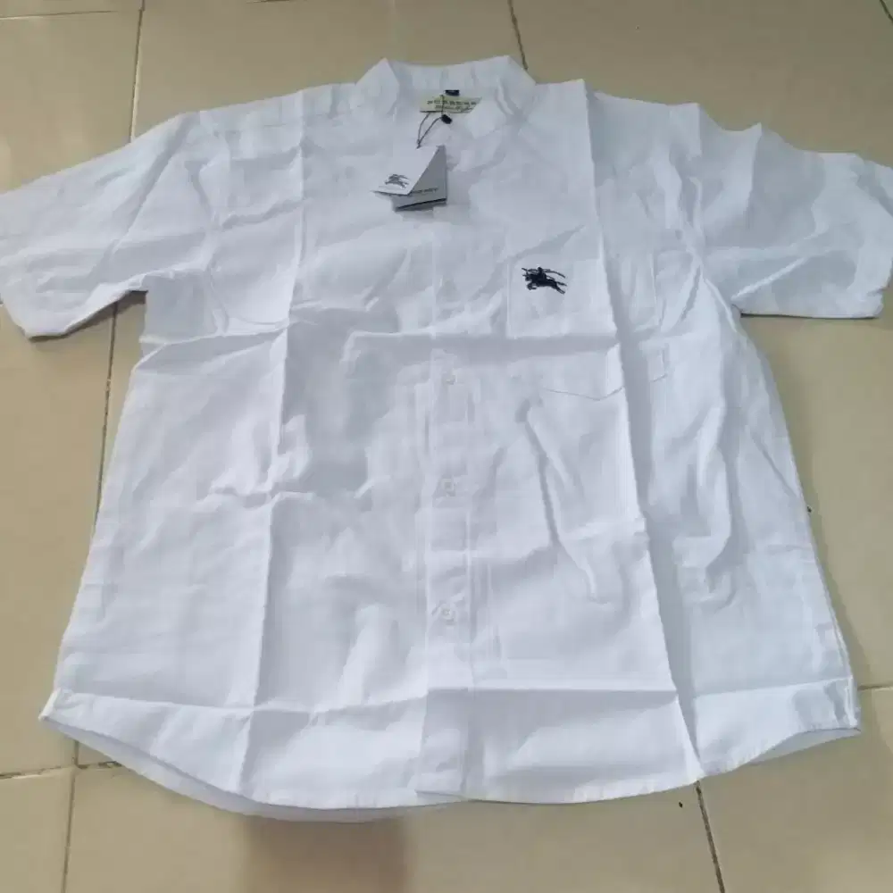 Baju Kemeja Burberry Original Size M (LD 105), Baru Fulltag