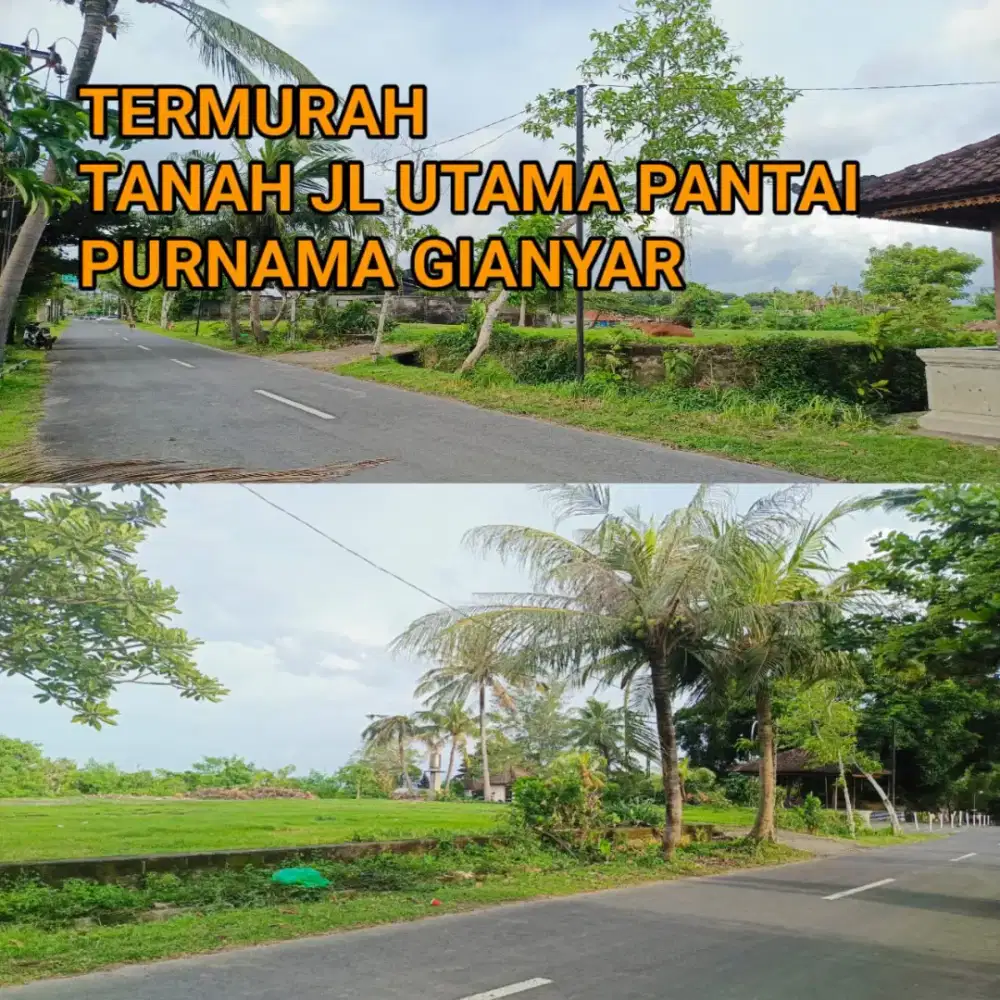 Di jual tanah strategis jalan pantai purnama - Gianyar.bali