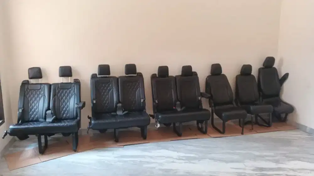 Jual Jok Copotan Hiace Premio 9 Seat - Sudah Lapis MBtech + Armrest