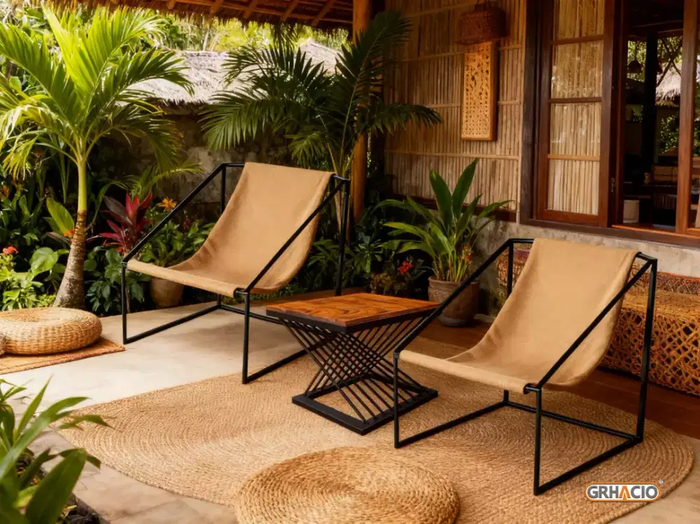 BANGKU & MEJA TERAS INDOOR ESTETIK