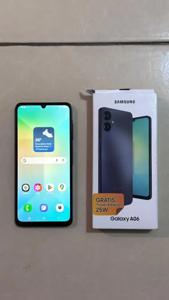 SAMSUNG A06 6/128GB SECOND FULLSET