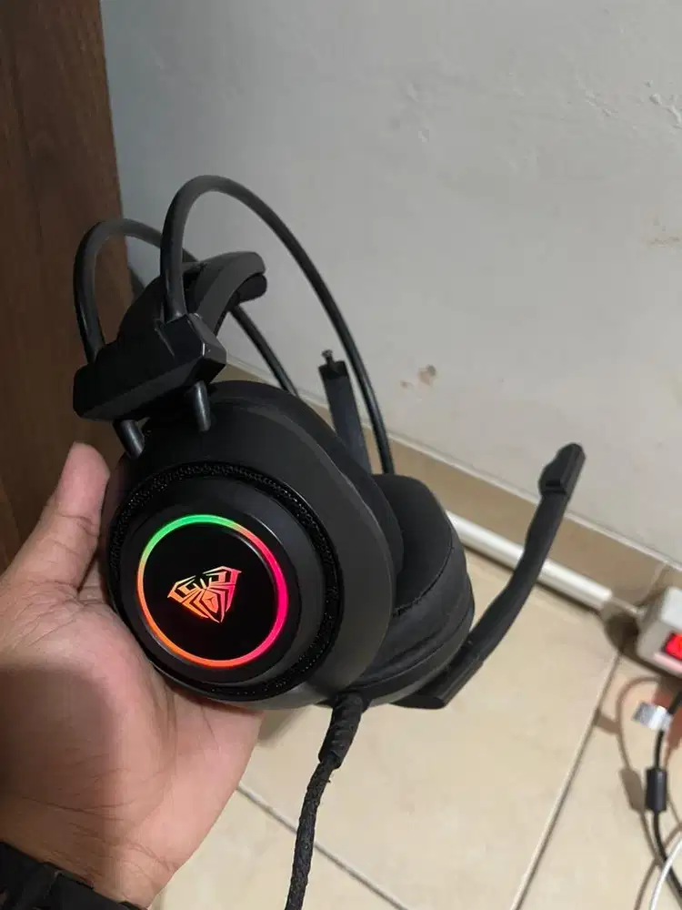 Headphone gaming rgb