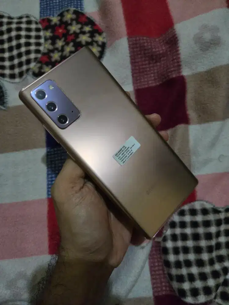 Samsung note 20 5G sein 8/256 normal Lcd jernih ,lengkap bs tt