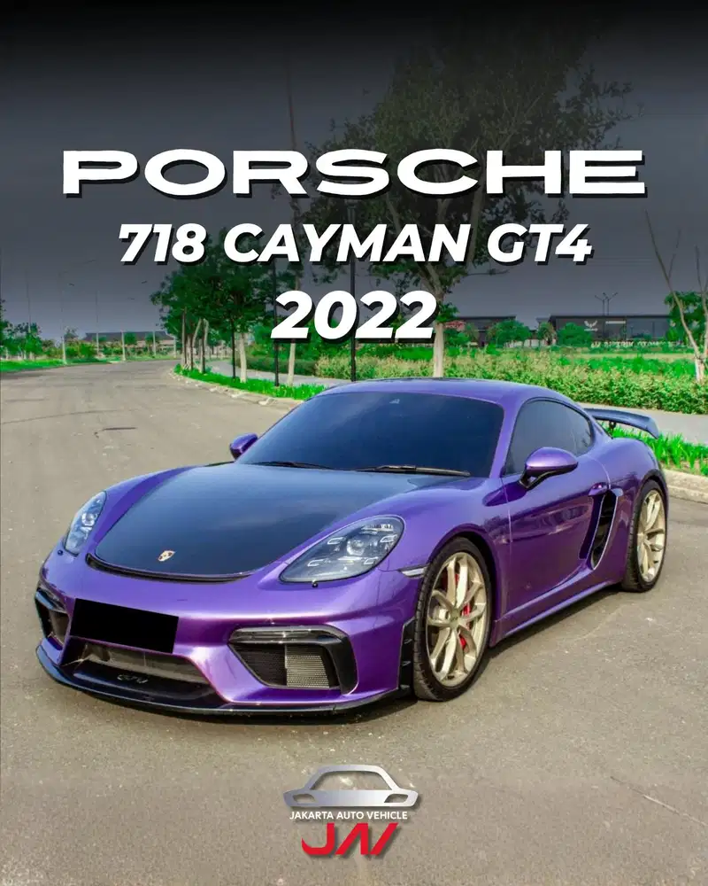 PORSCHE 718 CAYMAN GT4 2022 / LIKE NEW / MINT CONDITION