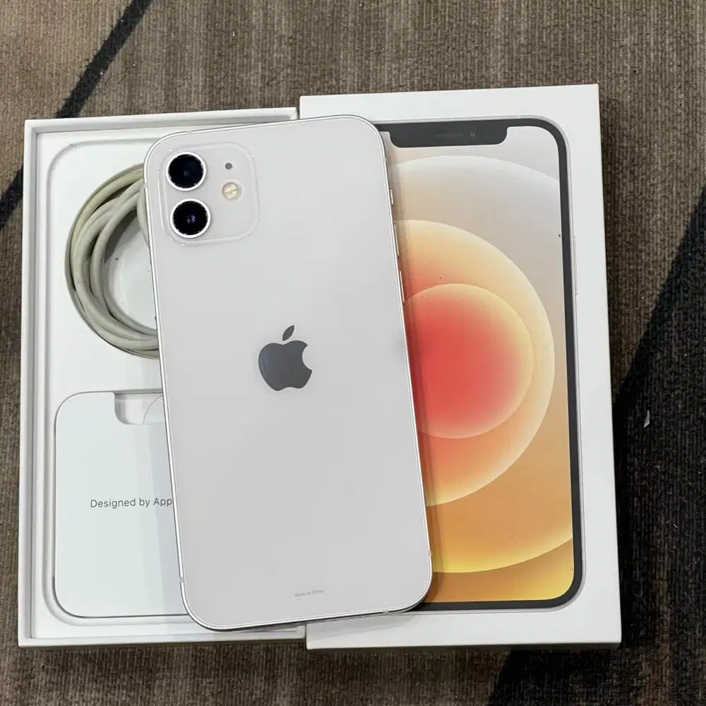 iphone 12 64gb resmi ibox mulus like new fullset original
