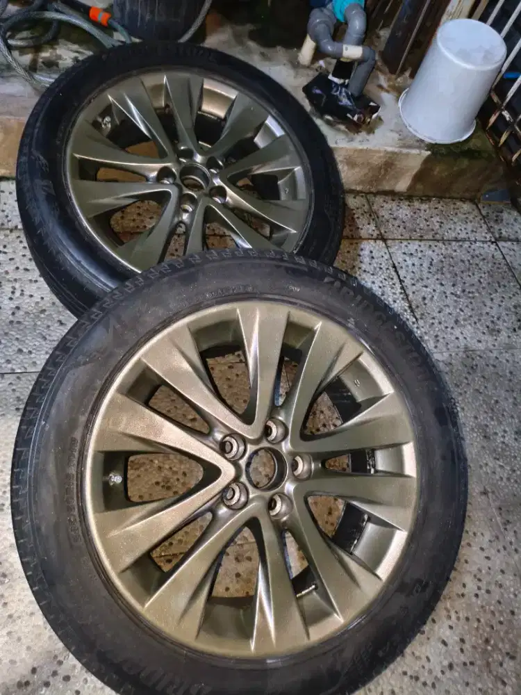 Velg replika Alphard 18 ET40 lebar 7,5inch plus ban