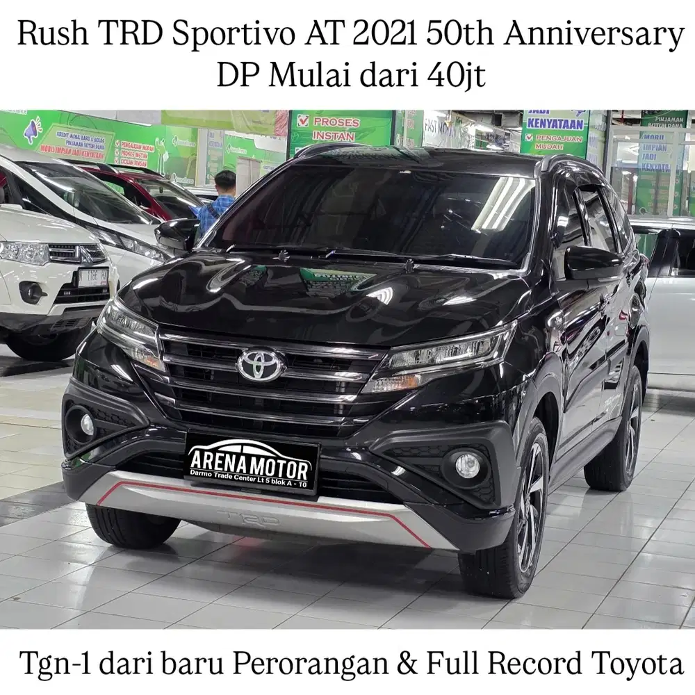 [KM 50rb] Rush TRD AT 2021 Facelift Antik# Toyota 1.5 S Sportivo Matic