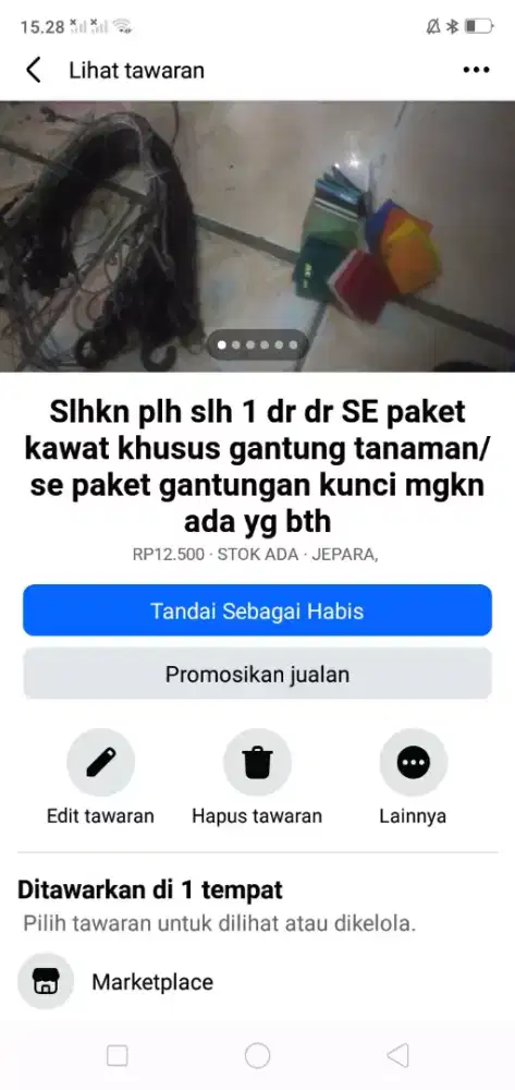 Slhkn plh slh 1 dr SE paket kawat gantung / se paket gantungan kunci