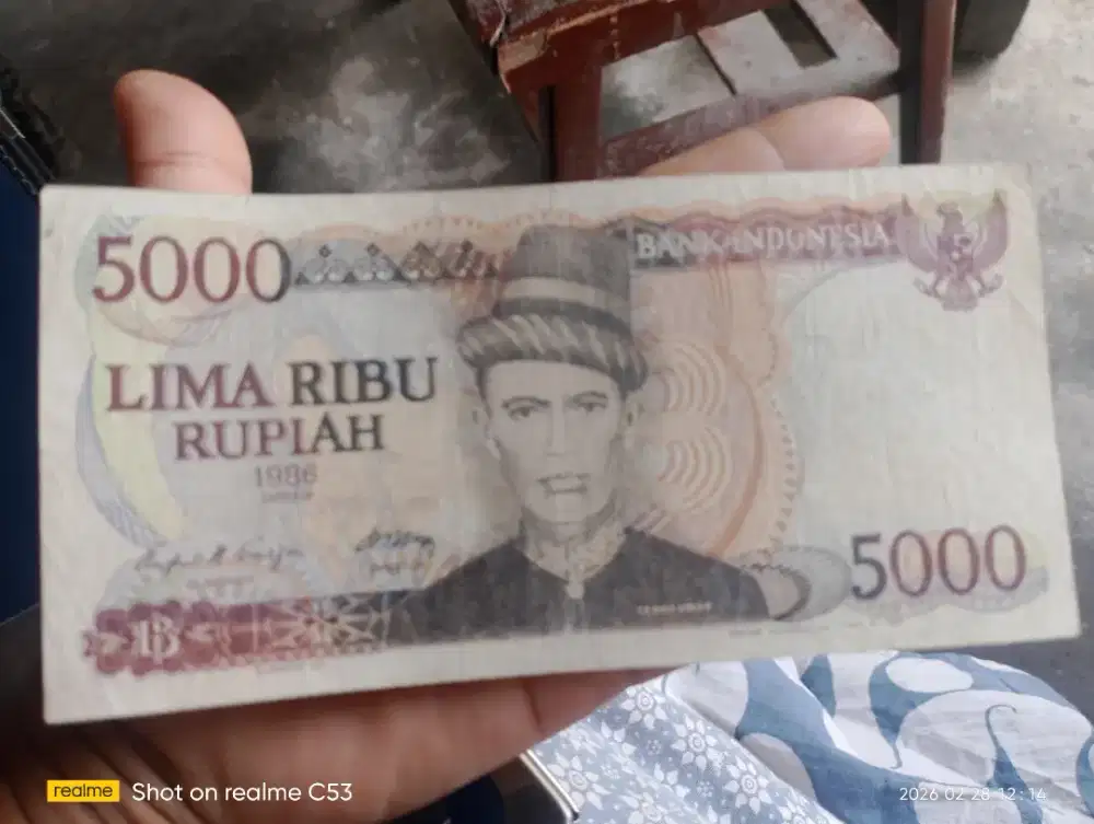 5 ribu rupiah Teuku umar