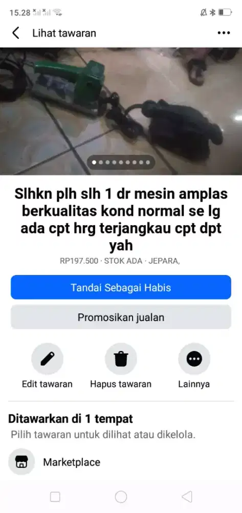 Slhkn plh slh 1 dr mesin amplas serba guna berkualitas kond normal yah