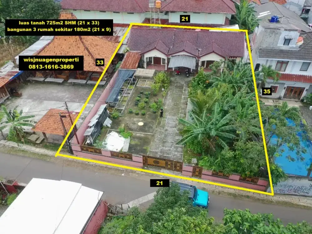 Tanah Bonus 3 Rumah Layak Huni Pondok Cabe