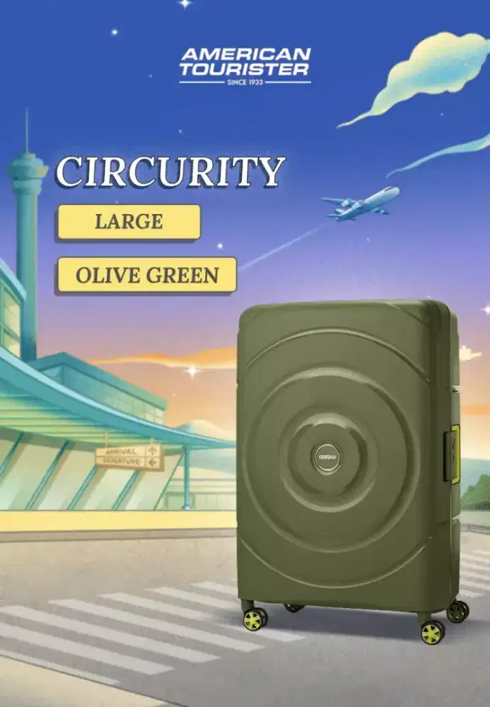 Koper american tourister circurity 29 inch -Green