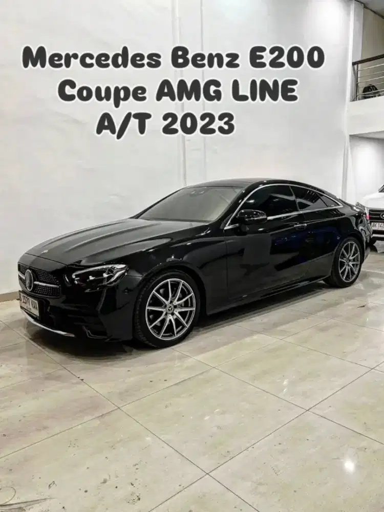 Mercedes Benz E200 COUPE AMG Line A/T 2023 / 2024 Hitam e300 430i