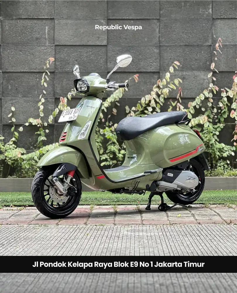 TERMURAH Vespa Sprint S150 IGET ABS LED FACELIFT Th 2022 GREEN TENANCE