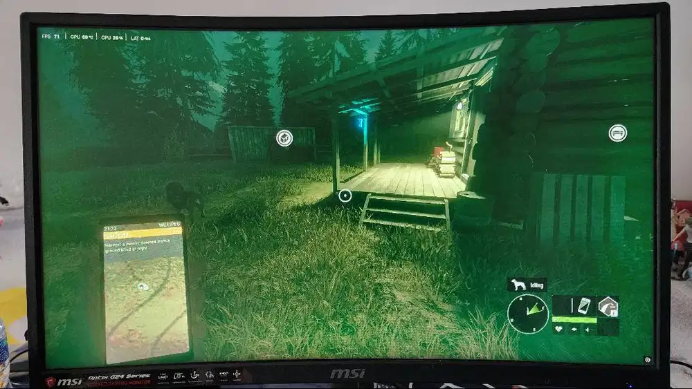 Monitor Komputer MSI Optix G241VC Curved 75Hz