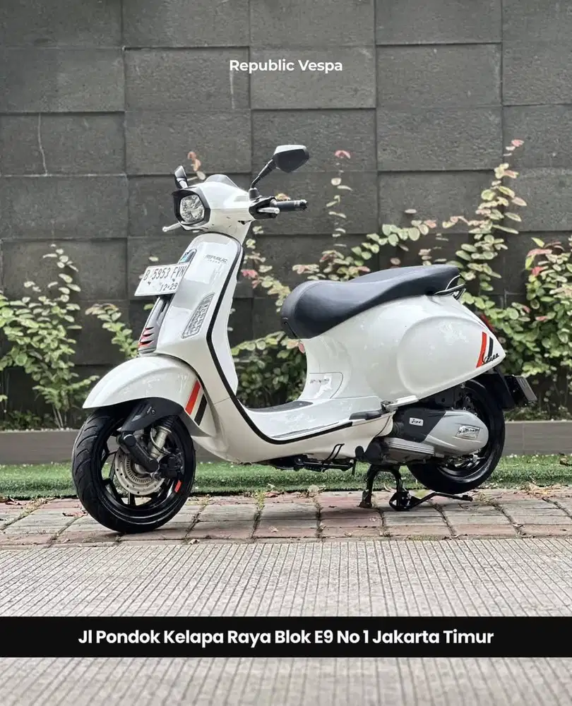 TERMURAH Vespa SPRINT S NEW MODEL 150 IGET ABS FACELIFT 2024 WHITE