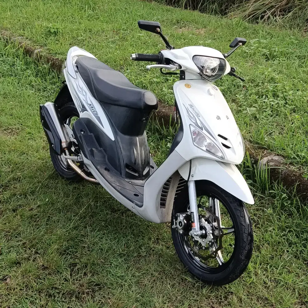 Mio Sporty 5TL 2009 Silky White Asli, Semua surat+Faktur lengkap