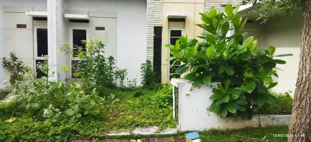 Potong rumput dan rawat taman