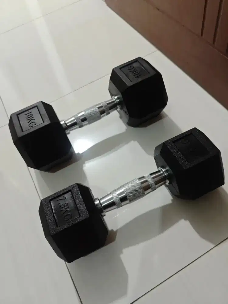Dumbell, Barbel Full Besi