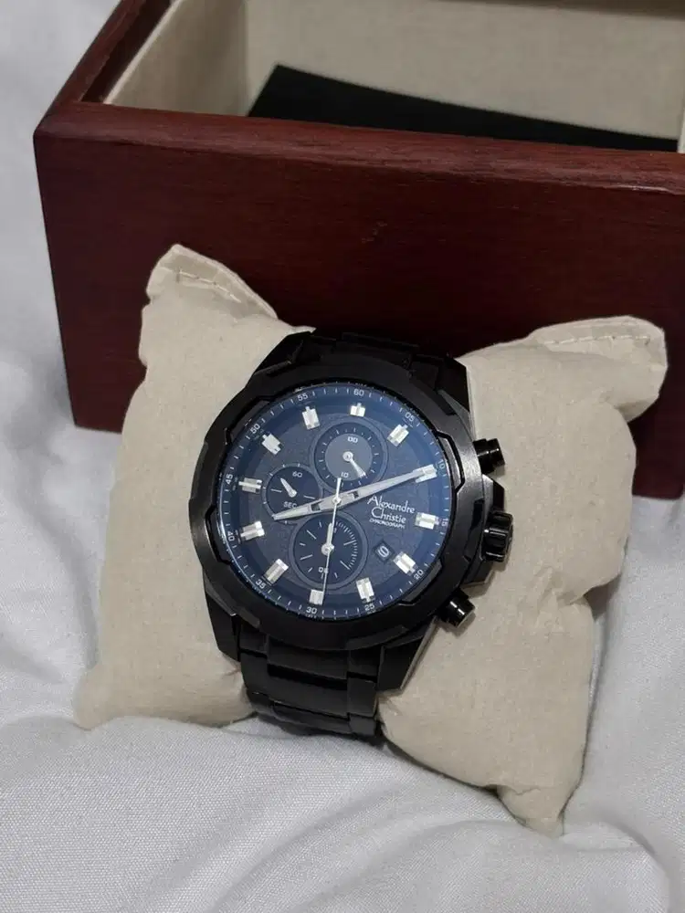 Jam Tangan Alexandre Christie Chronograph Like New