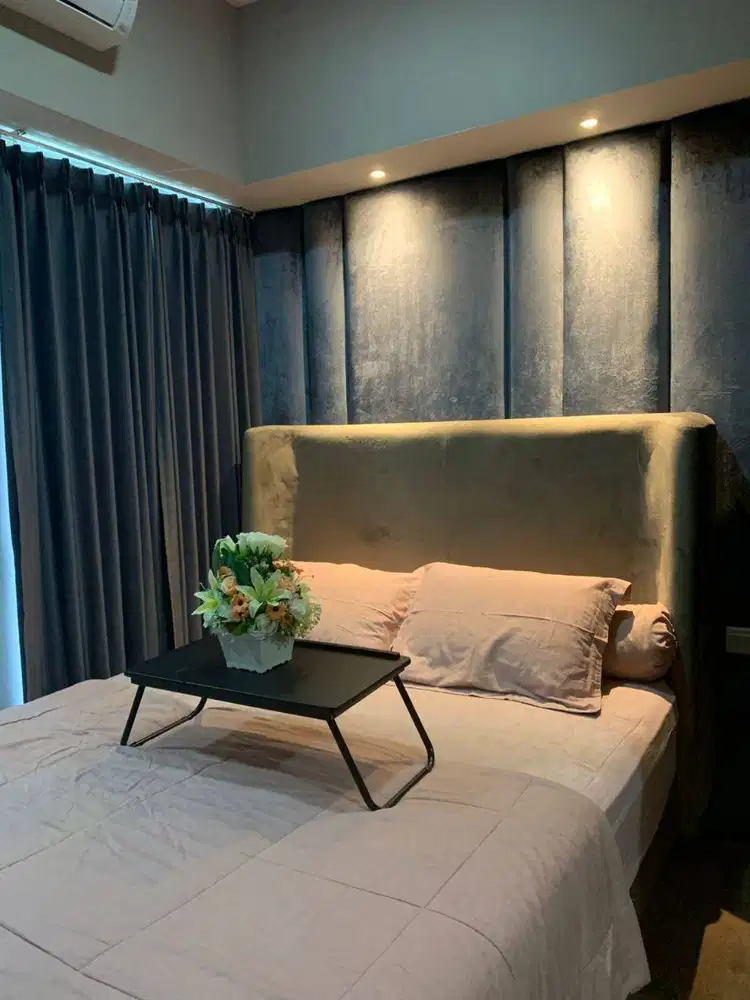 Disewakan Apartemen Amor studio semi furnished exclude kitchen Lt 28