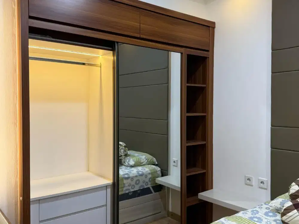 “Dijual Apartemen M Town Signature Tower Galaxy – Full Furnish View Mall & Kembang Api! 2BR 72m² Lantai 26