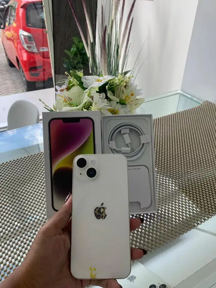 Iphone 14 128 Gb white all provider Like new normal no minus