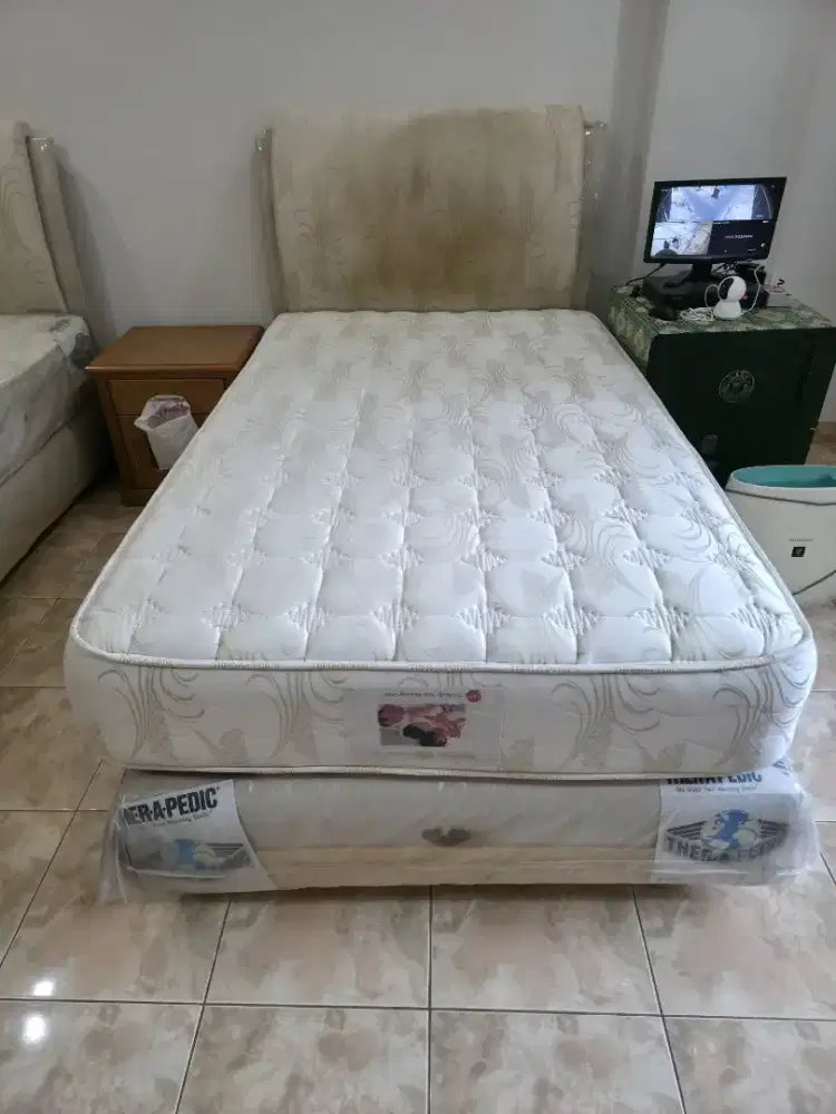 Kasur 120x200cm lengkap headboard