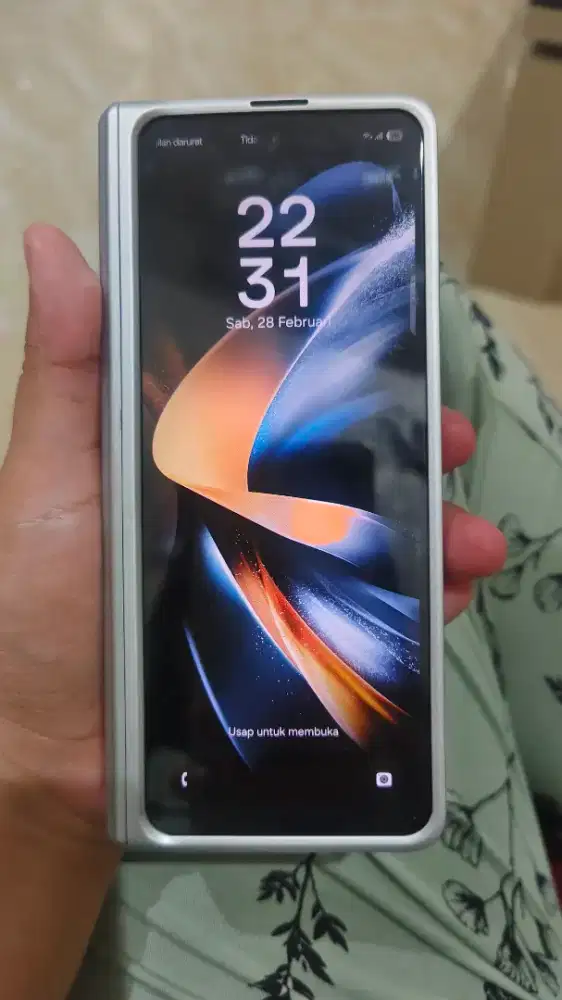 Dijual samsung z fold 4 second 12 GB/512GB